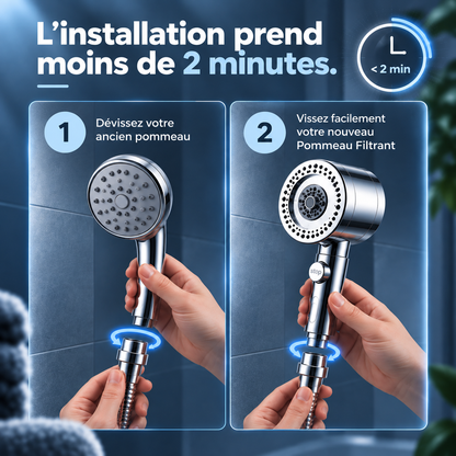 Une peau plus douce et moins de marques… douche après douche.